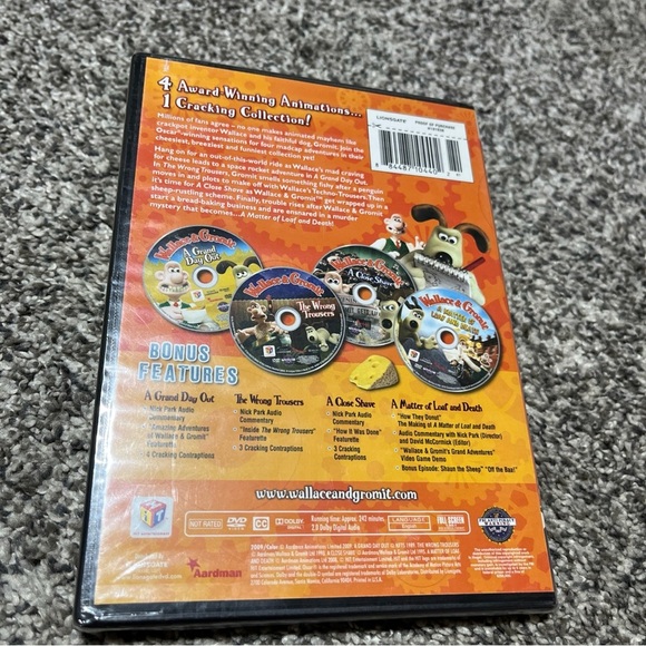 Wallace & Gromit: The Complete Collection (DVD, 2009, 4-Disc Set) Brand New - Picture 3 of 8